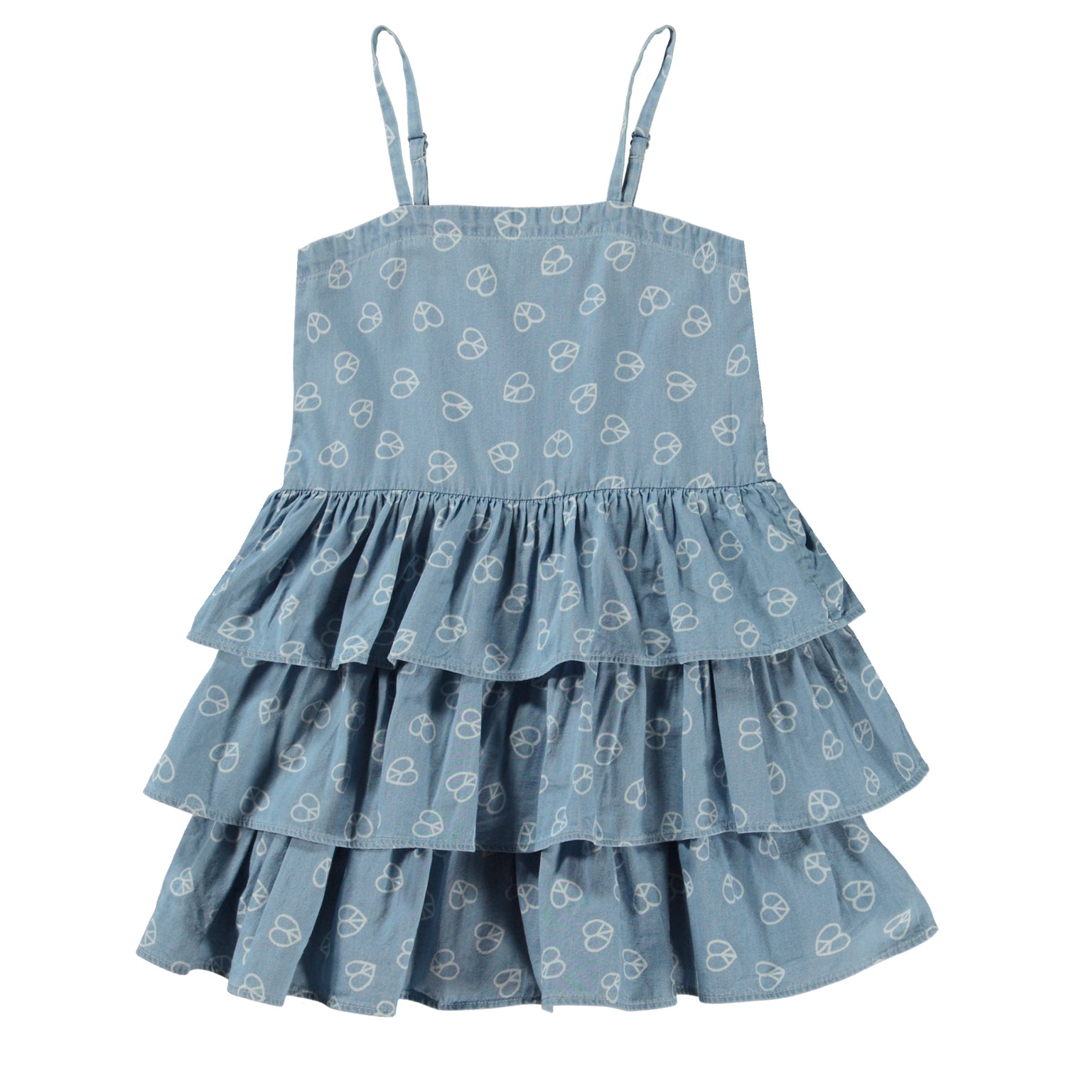 Molo Crystal Dress - Love Peace Blue