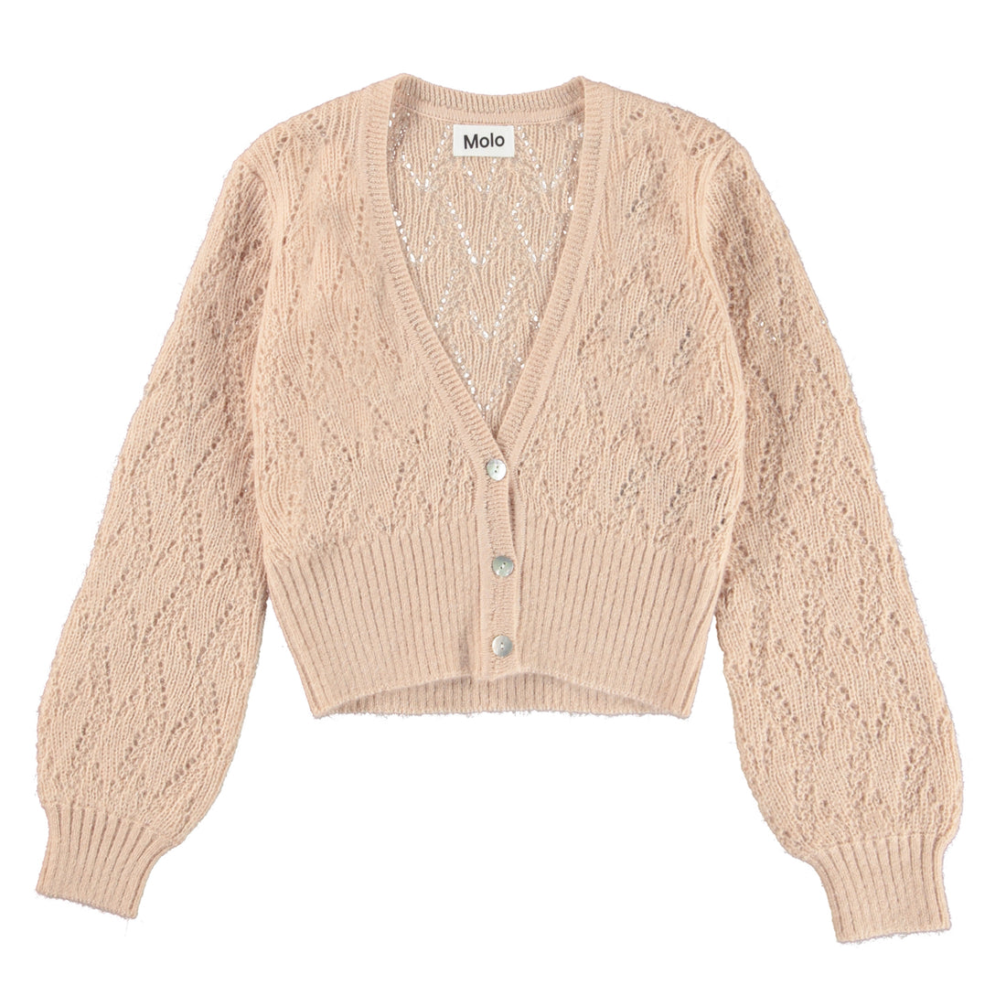 Molo Glory Cardigan- Fluffy Rose