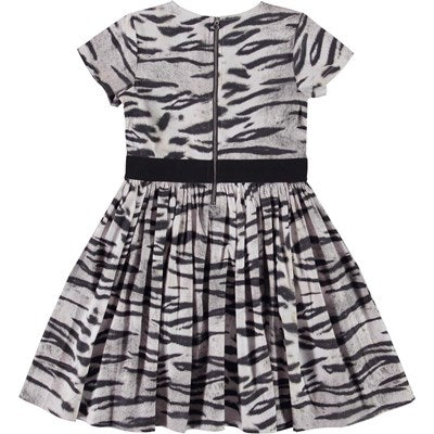 Molo Candy Dress - Tiger White