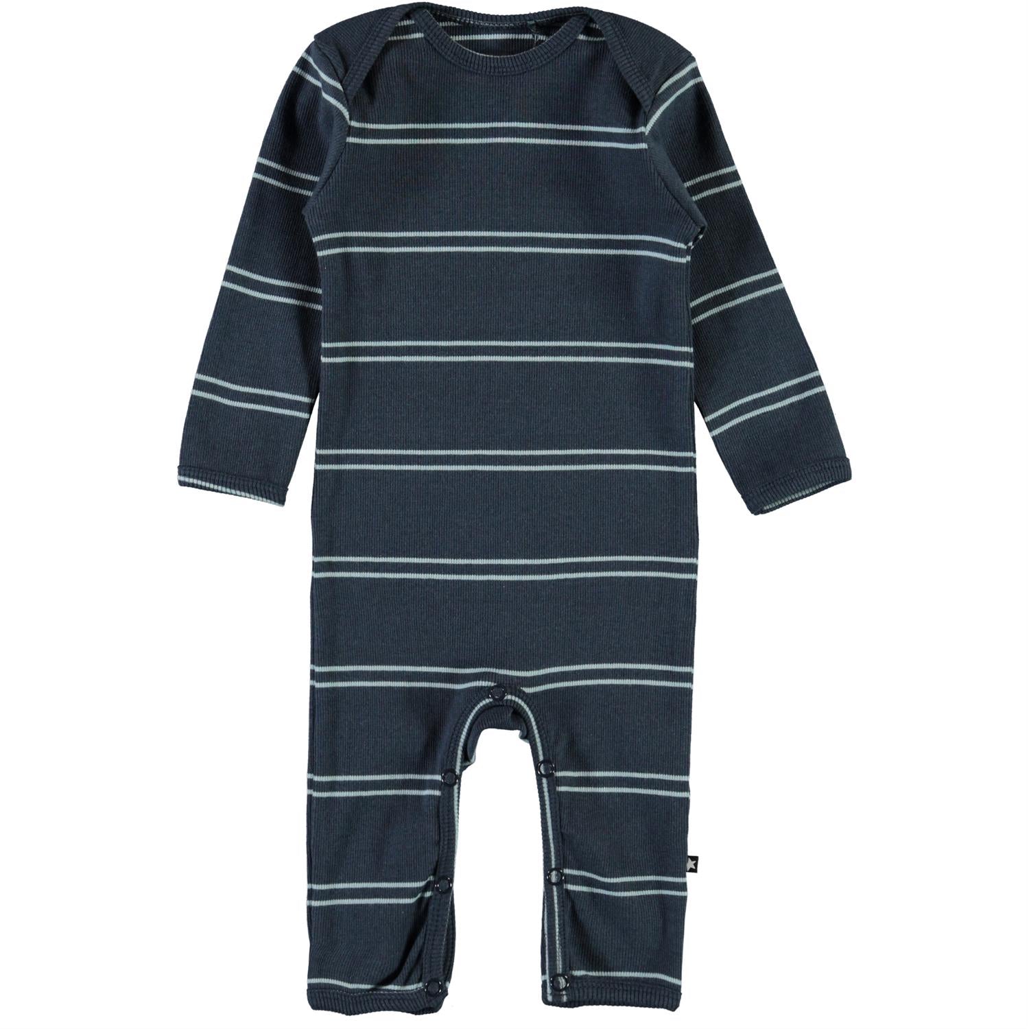 Molo Faso Onesie - Blue Stripes