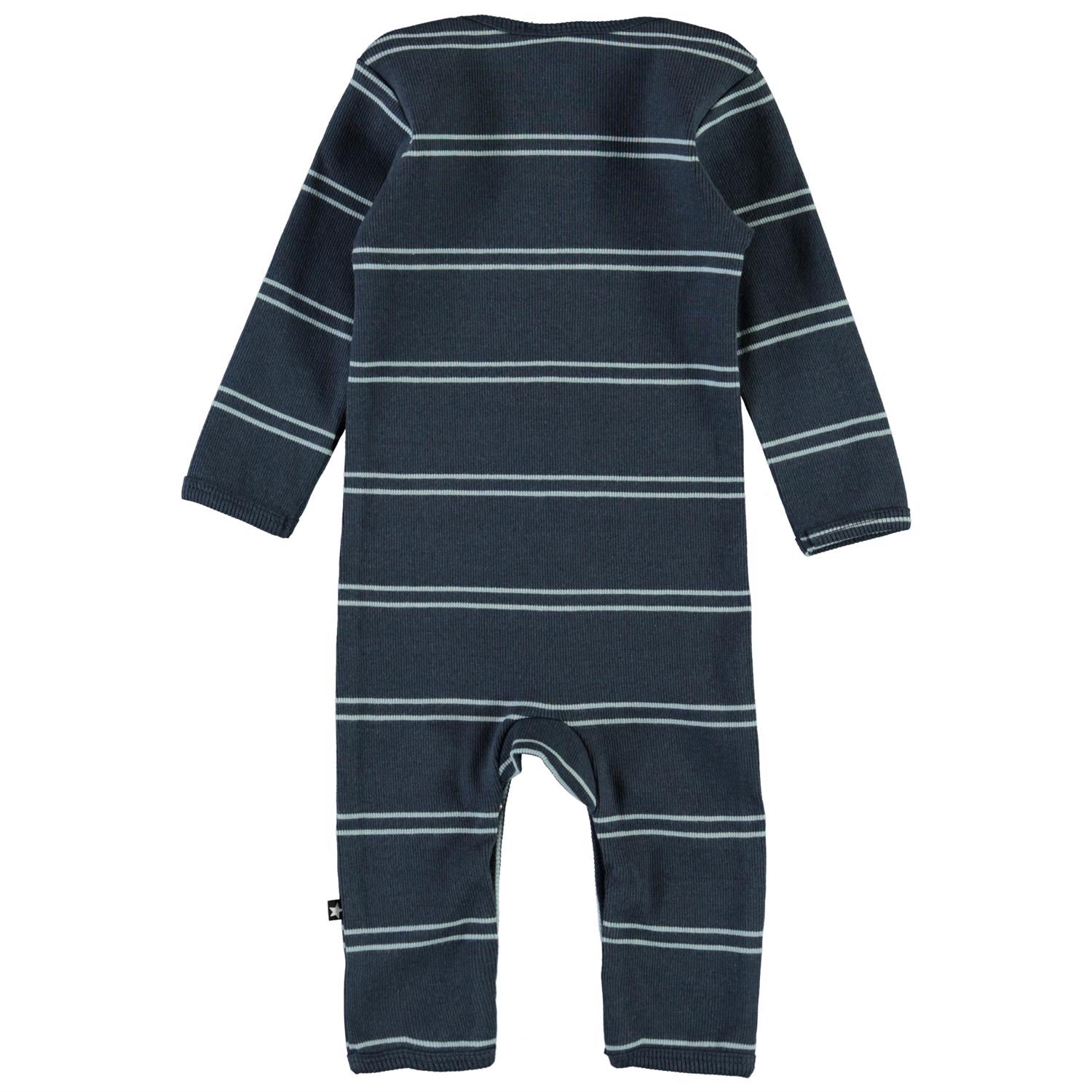 Molo Faso Onesie - Blue Stripes