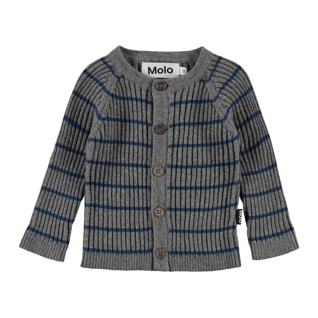 Molo Bendix Baby Cardigan - Slim Stripe