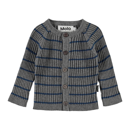 Molo Bendix Baby Cardigan - Slim Stripe