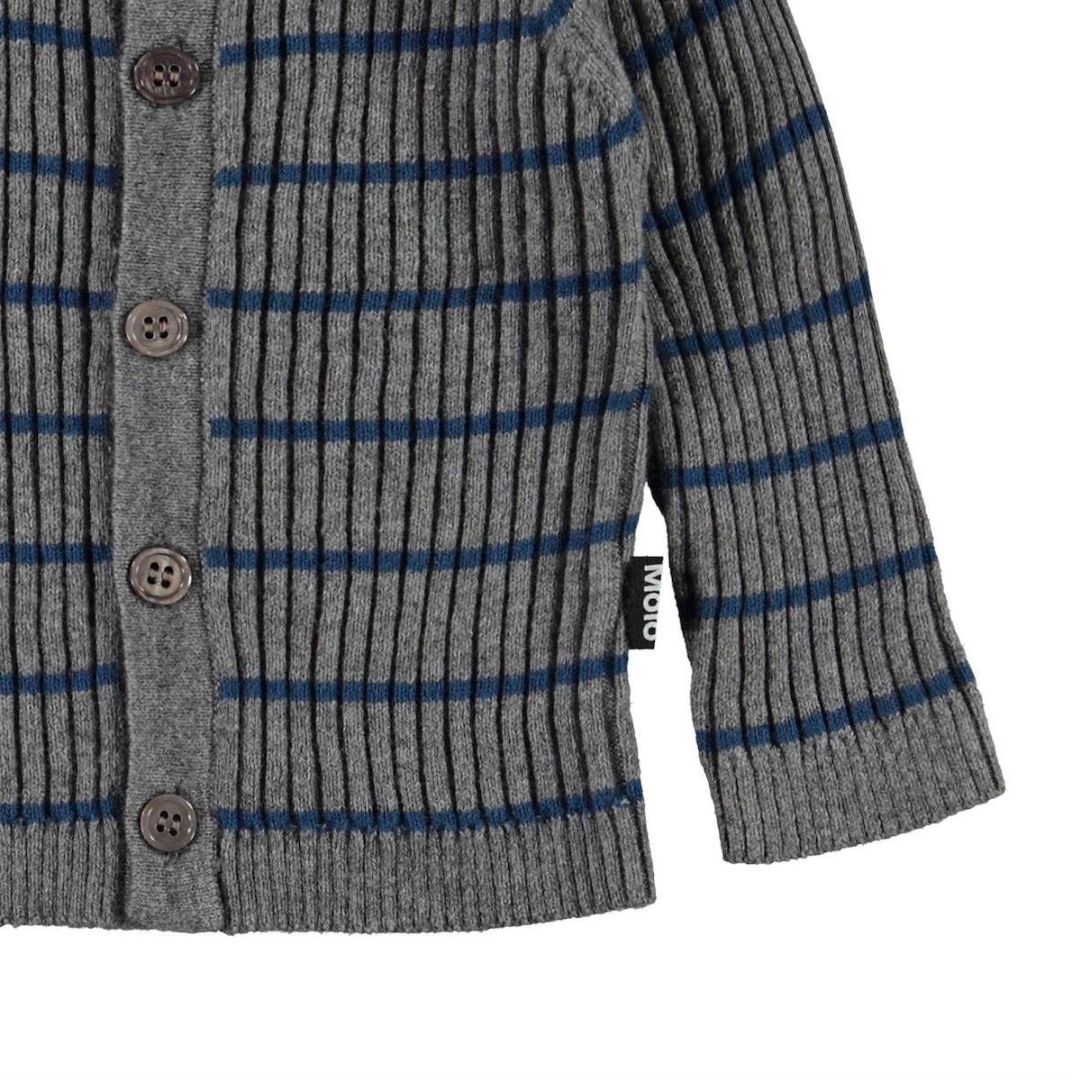 Molo Bendix Baby Cardigan - Slim Stripe