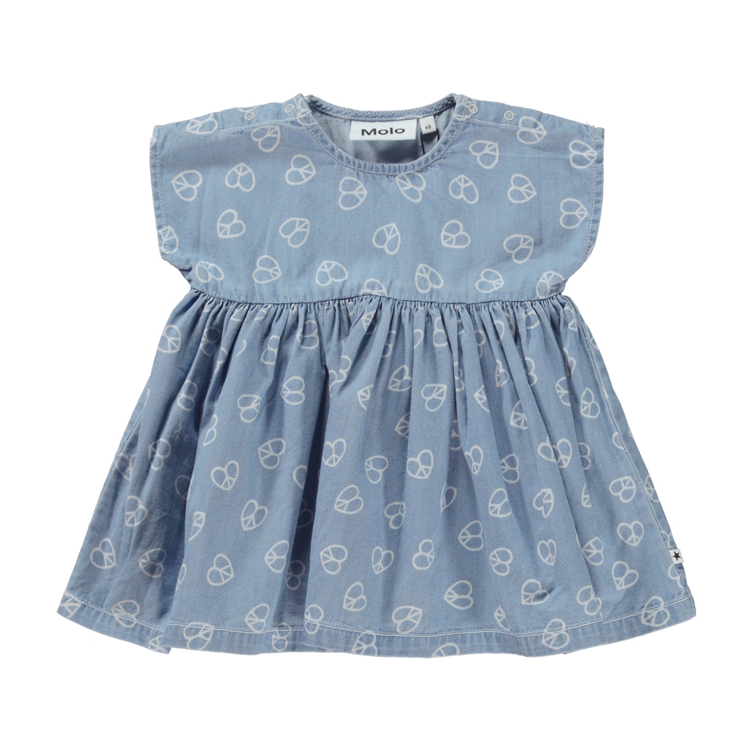 Molo Channi Dress - Love Peace Blue