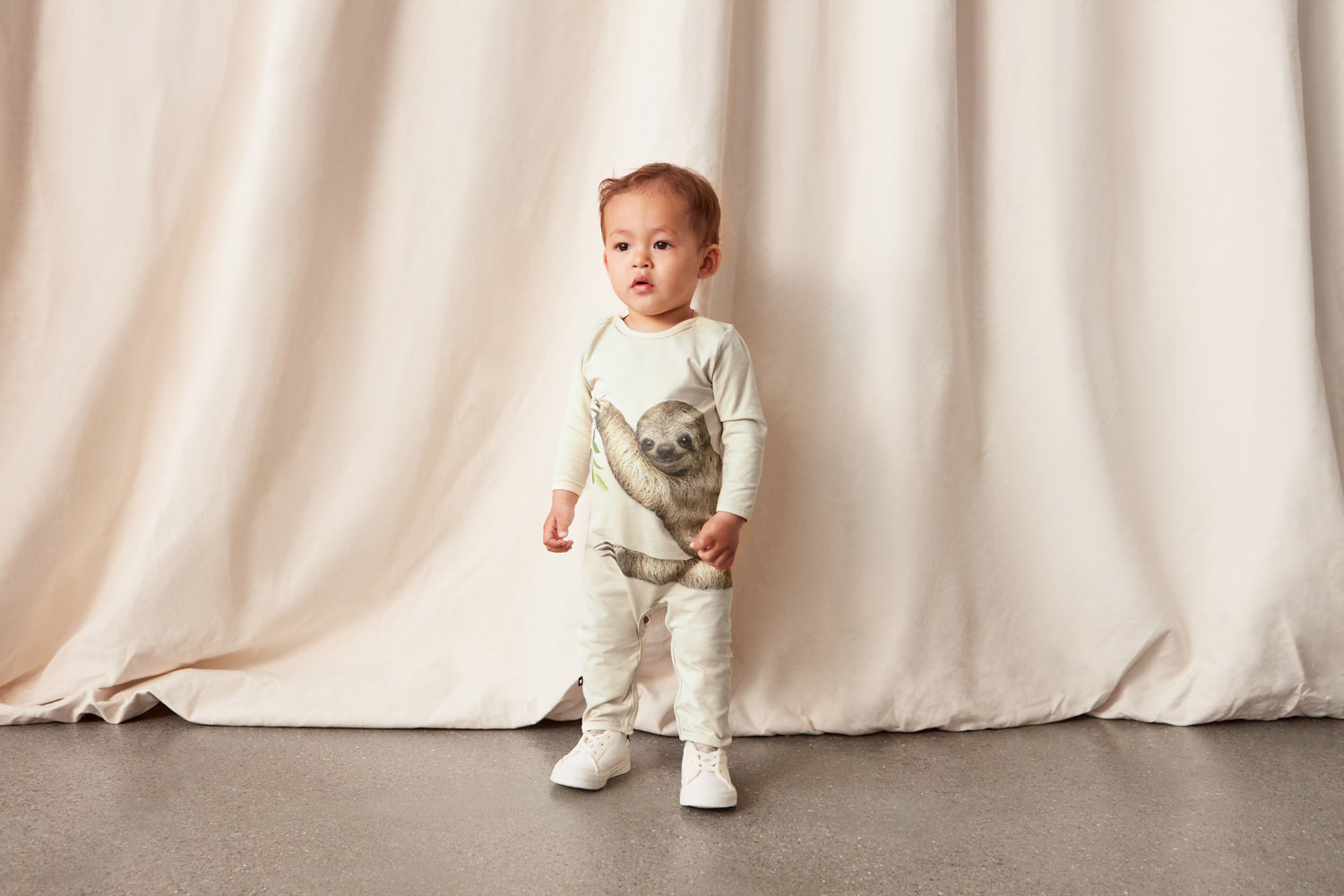 Molo Fenezo Baby Romper - Overcast