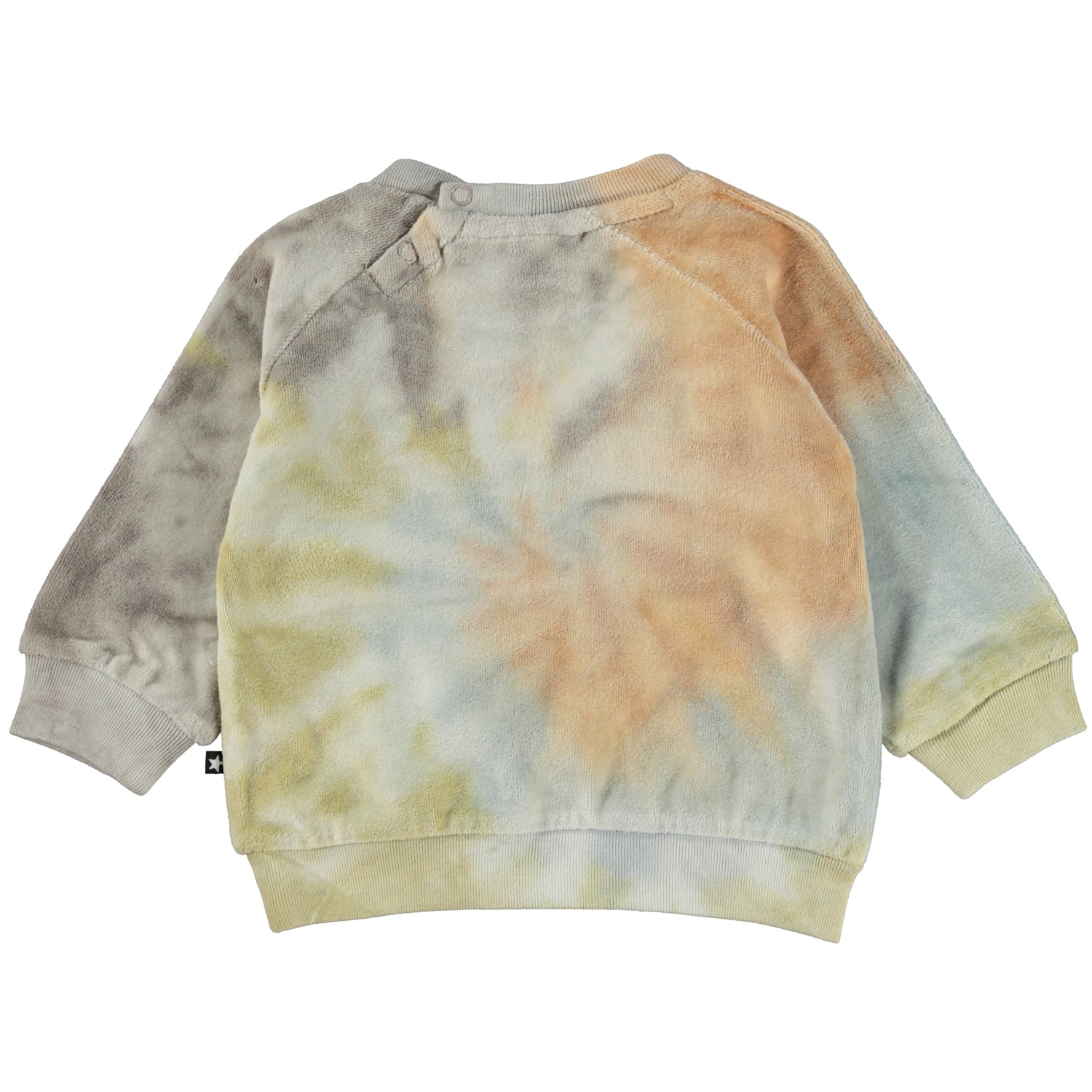 Molo Disc Baby Sweatshirt Soft Tie Dye Dreams of Cuteness