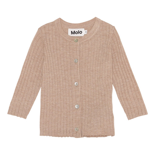 Molo Georgette Cardigan - Oatmeal Melange