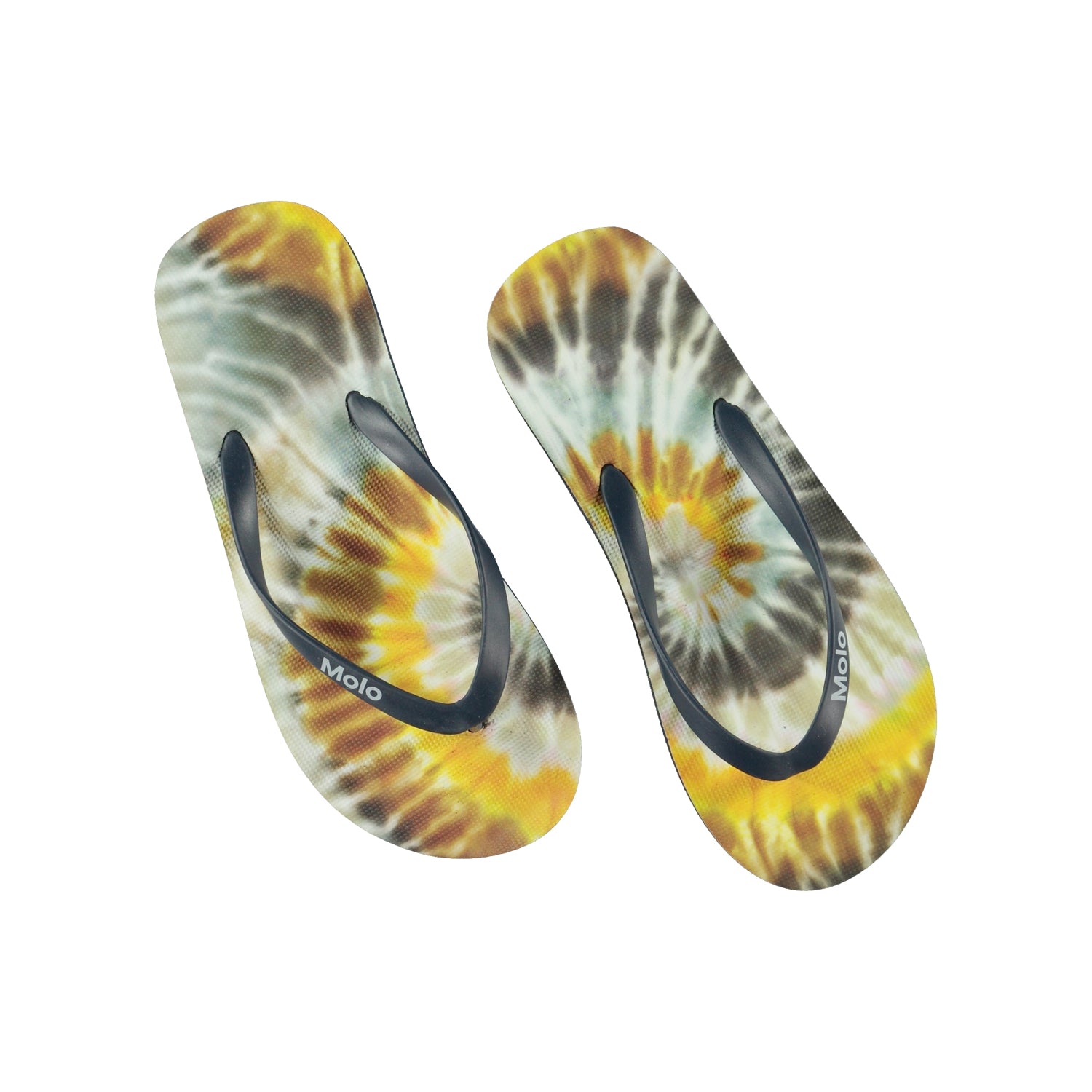 Molo Zeppo Flip Flops - Tie Dye Spin