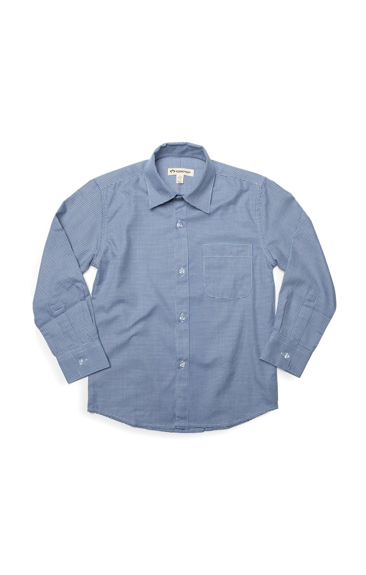 Appaman Dress Shirt - Navy Houndstooth