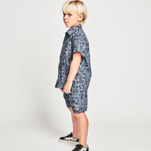 Munster Kids Animaguise Board Short - Mid Blue