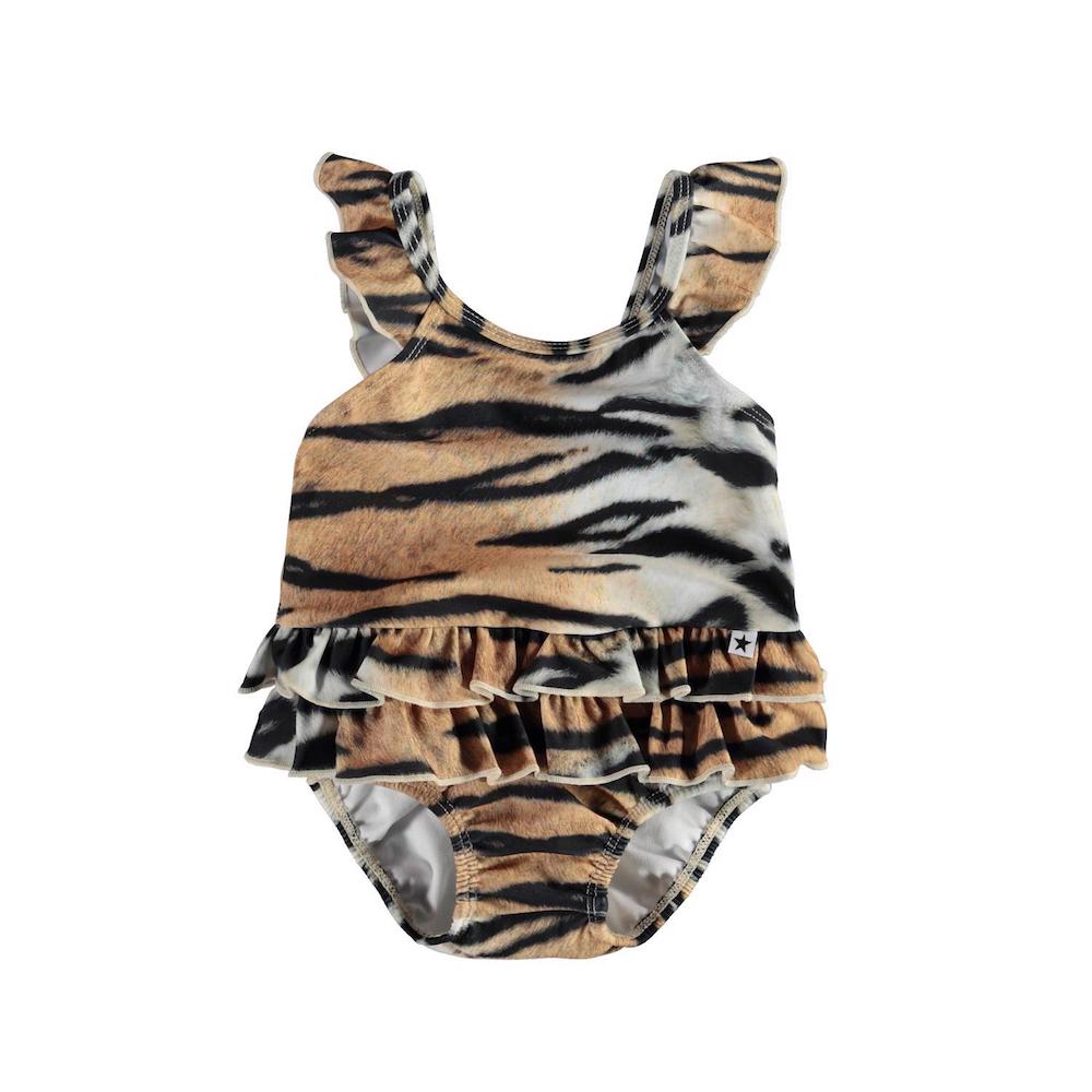 Molo Nalani Baby Swimsuit - Tiger Stripes