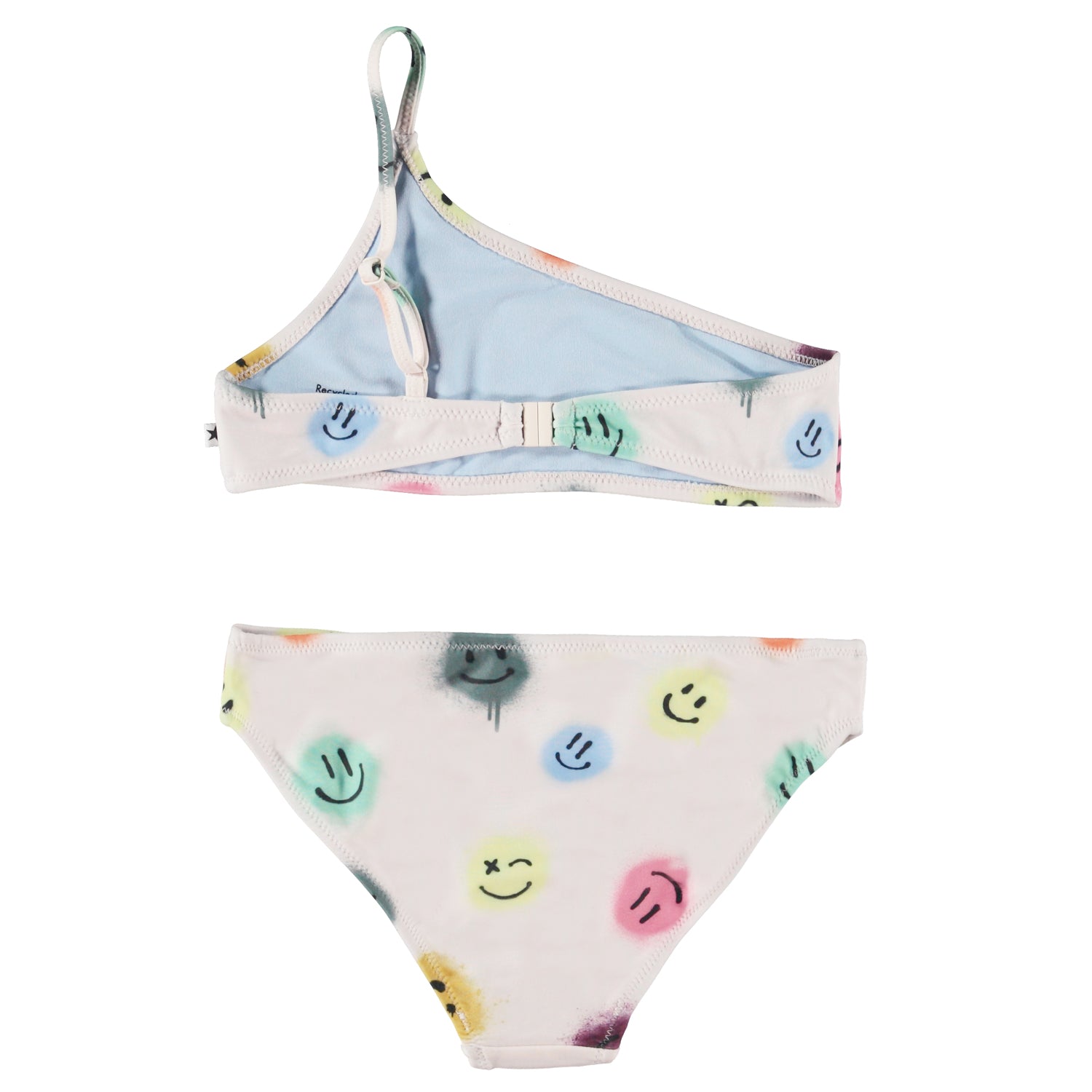 Molo Neena smiley-print bikini bottoms - White