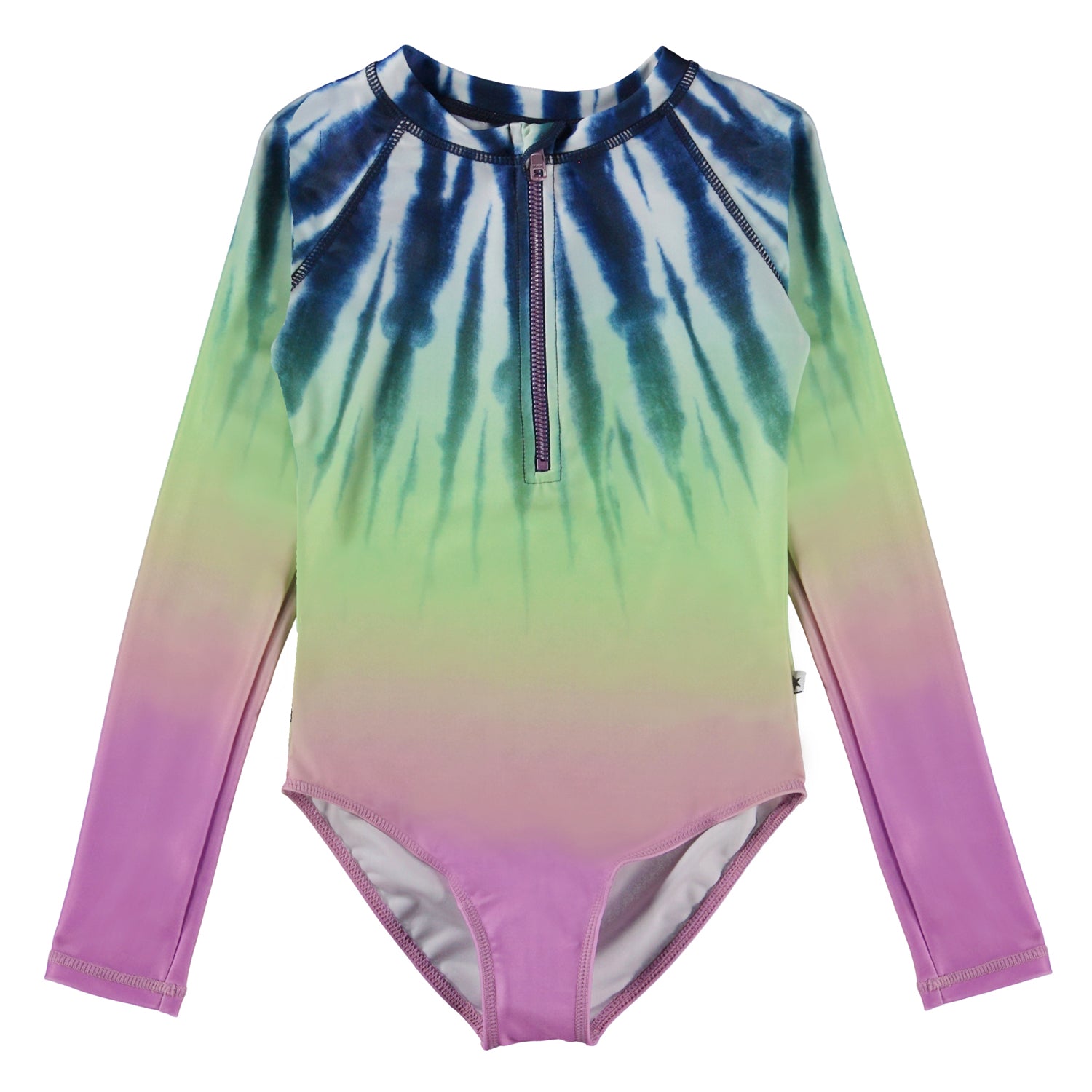 Molo Necky Swimsuit - Faded Tie Dye