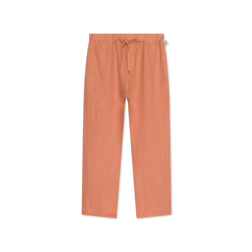 My Little Cozmo Rob Kids Linen Pants - Terracotta