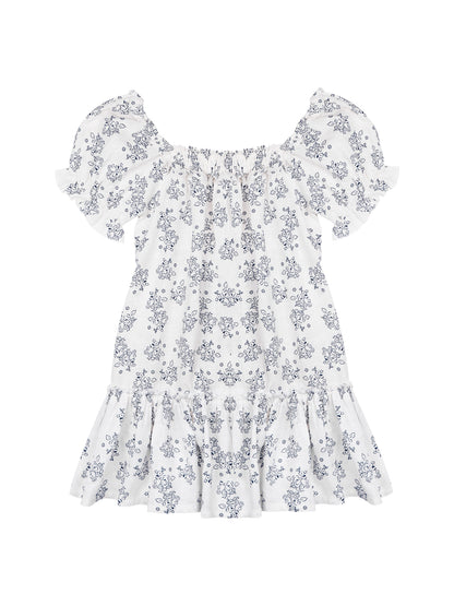 The New Society Atenea Dress - Rose Print