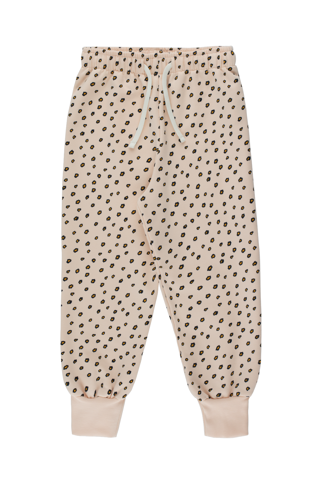 Tiny Cottons Animal Print Sweatpants - Nude/Deep Yellow