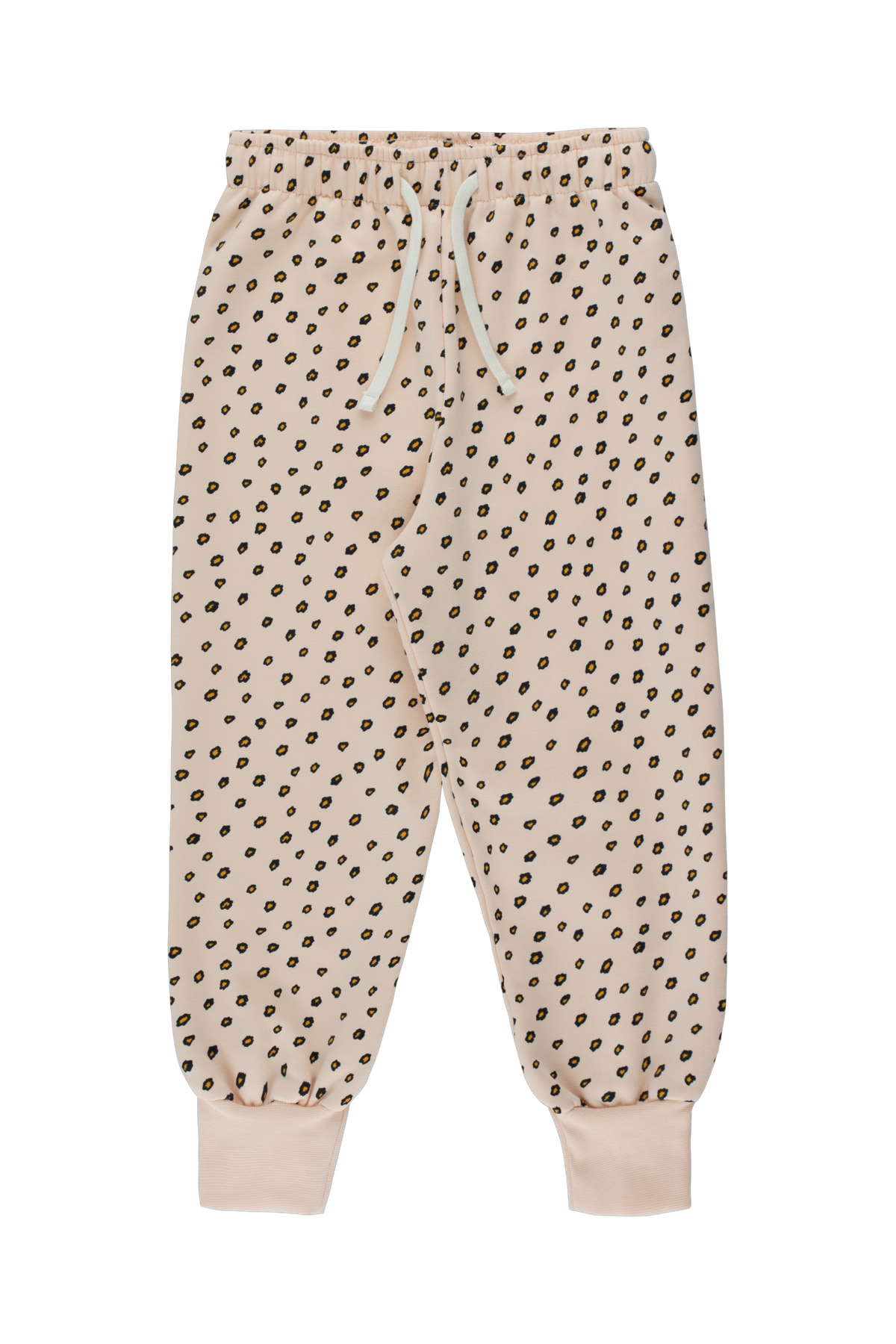 Tiny Cottons Animal Print Sweatpants - Nude/Deep Yellow