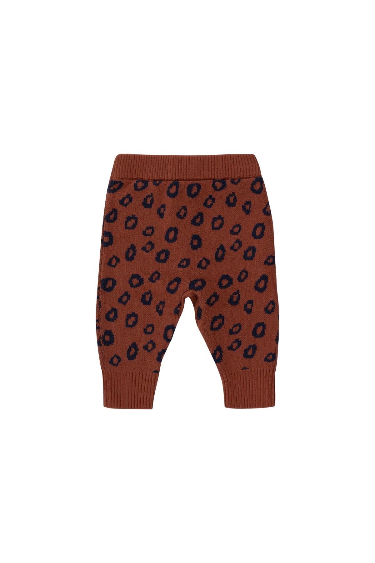 Tiny Cottons Animal Print Baby Pants - Chestnut/Navy