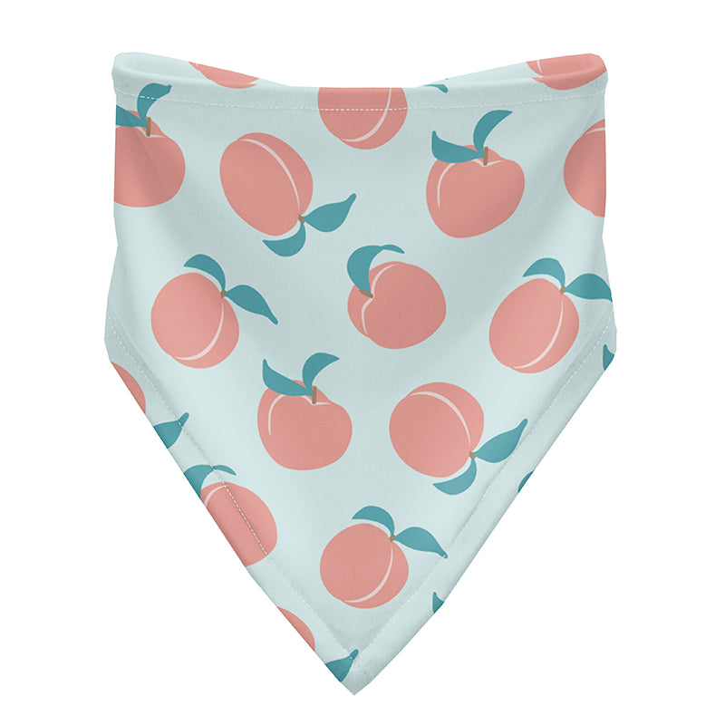 Kickee Pants Print Bandana Bib - Fresh Air Peaches