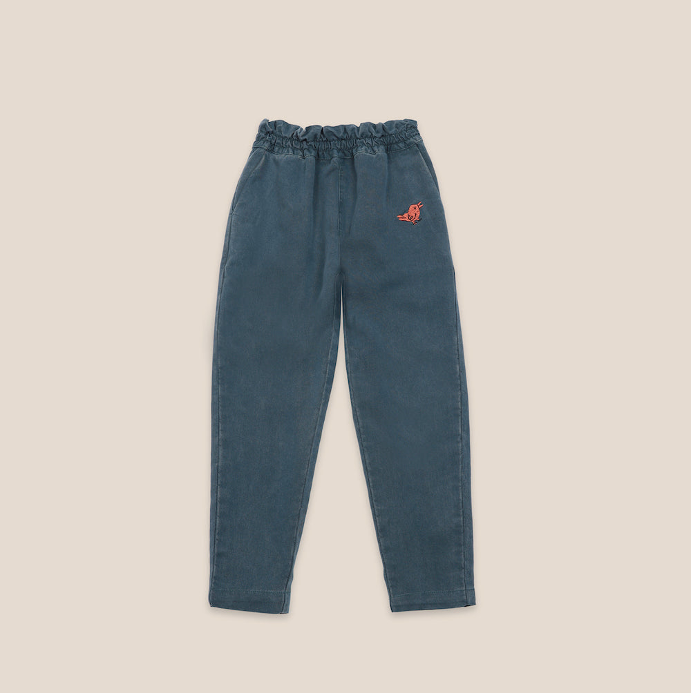 Bobo Choses Bird Embroidery Woven Pants