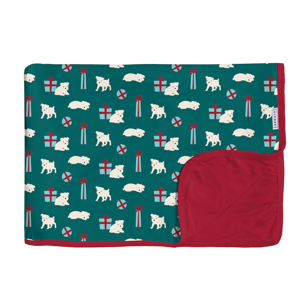 Kickee Pants Print Toddler Blanket - Cedar Puppies And Presents