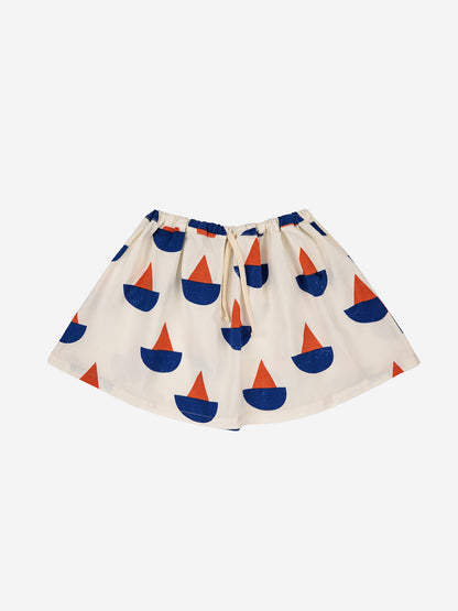 Bobo Choses Sail Boat All Over Woven Skirt