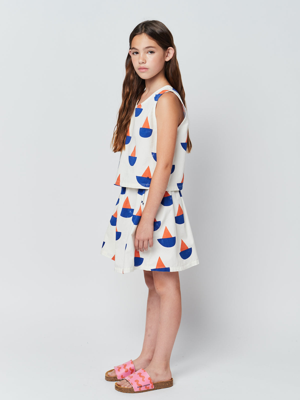 Bobo Choses Sail Boat All Over Woven Skirt