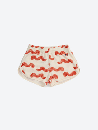 Bobo Choses Waves All Over Terry Shorts