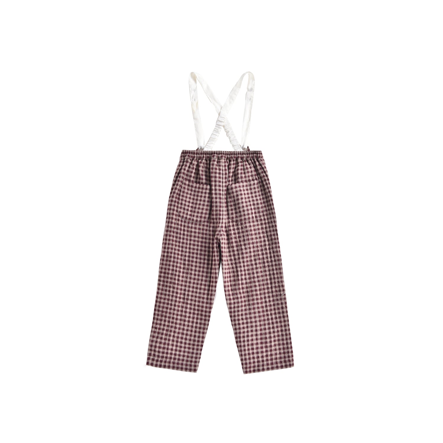 Louise Misha Acilu Pants - Aubergine Vichy