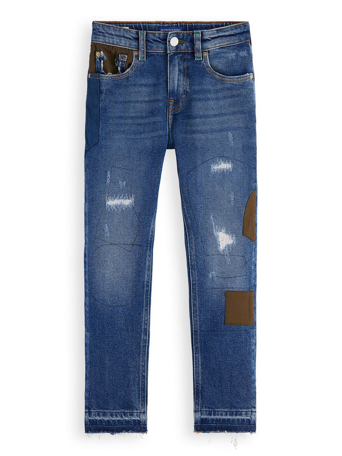 Scotch &amp; Soda Boys Dean Loose Jeans - Blue