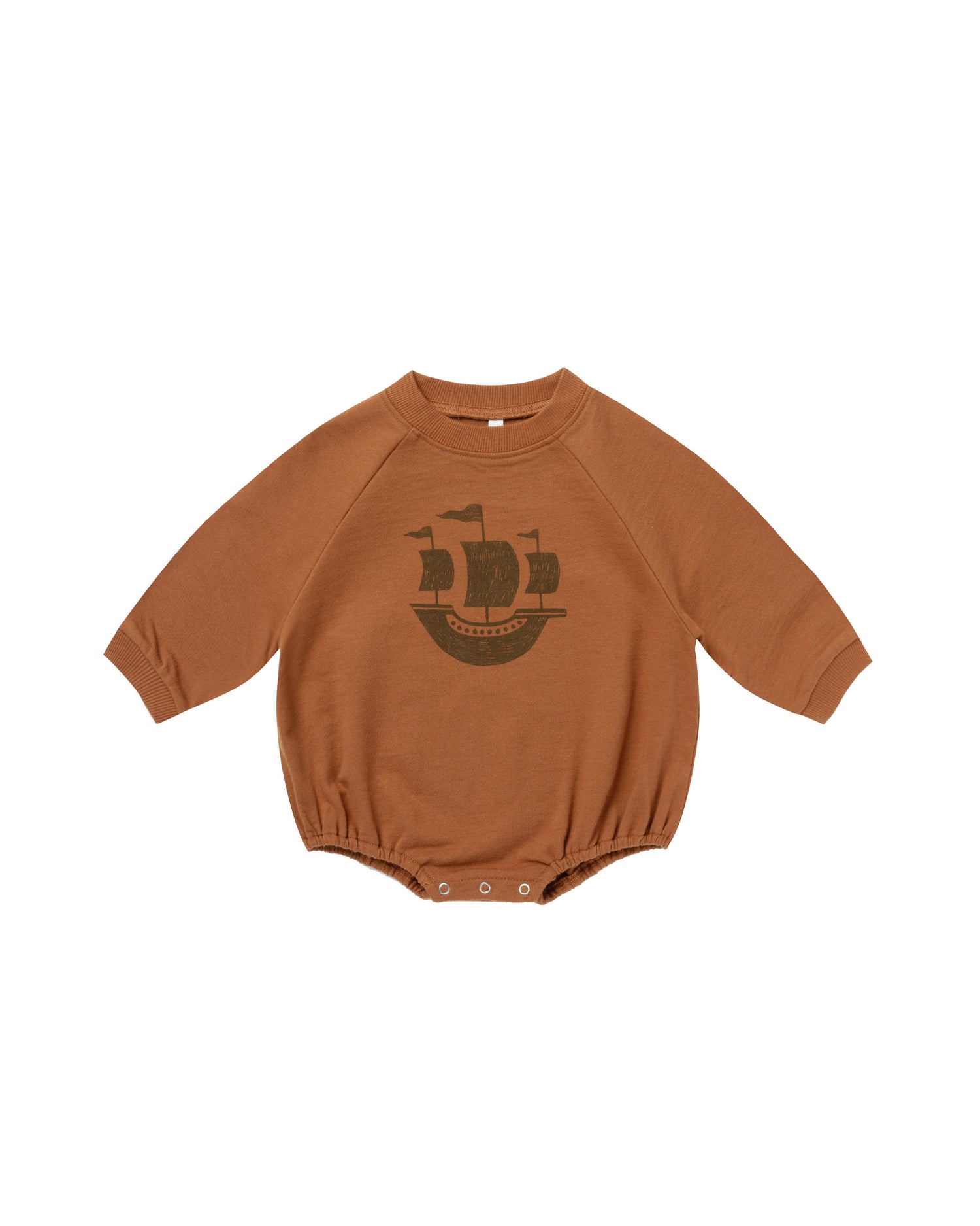 Rylee + Cru Crewneck Romper - Ship