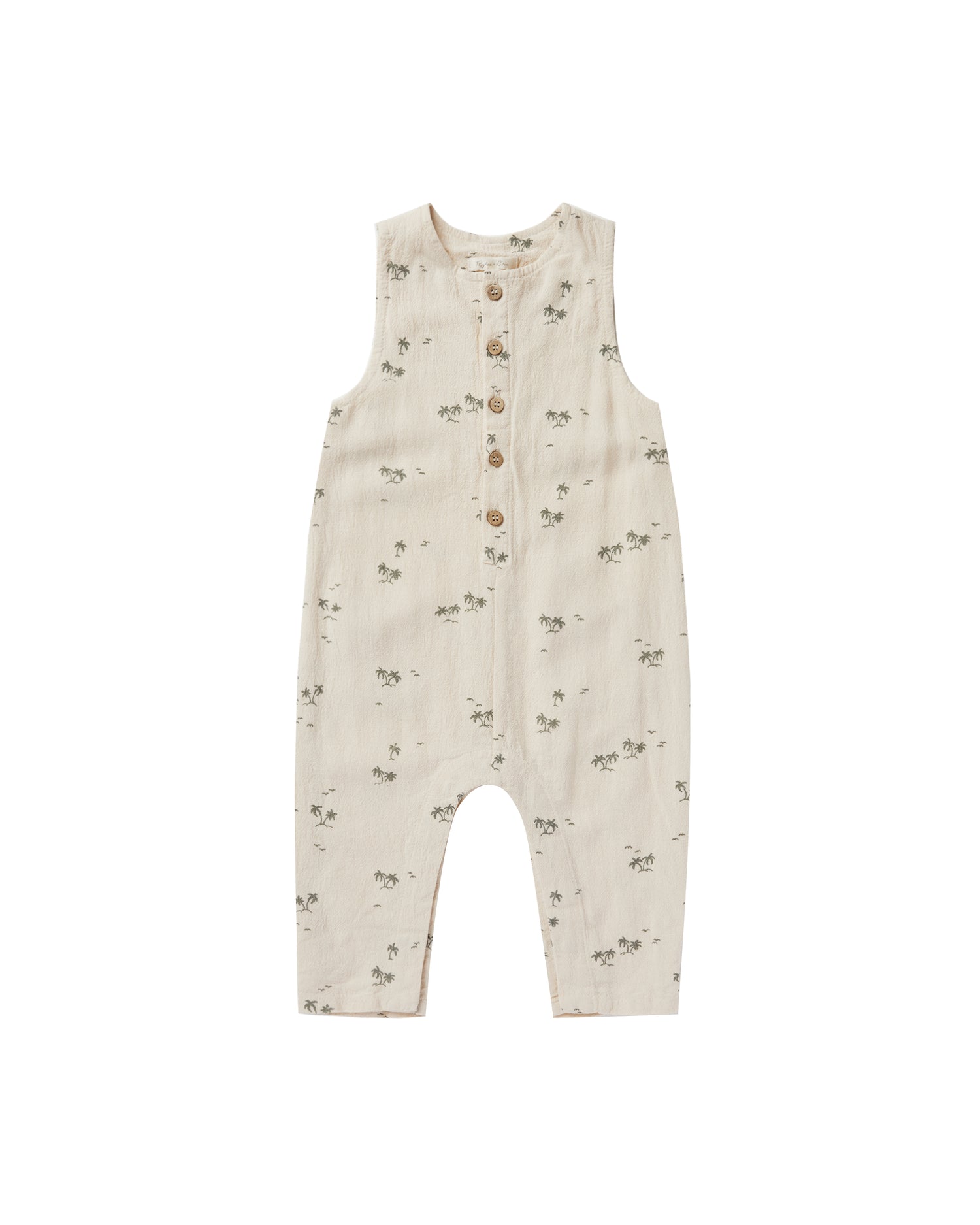 Rylee + Cru Button Jumpsuit - Palms