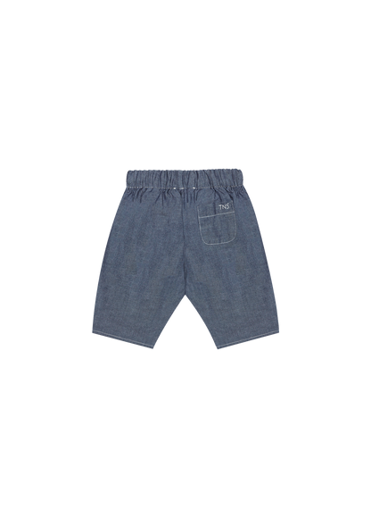 The New Society Chambre Baby Pant - Blue Chambre