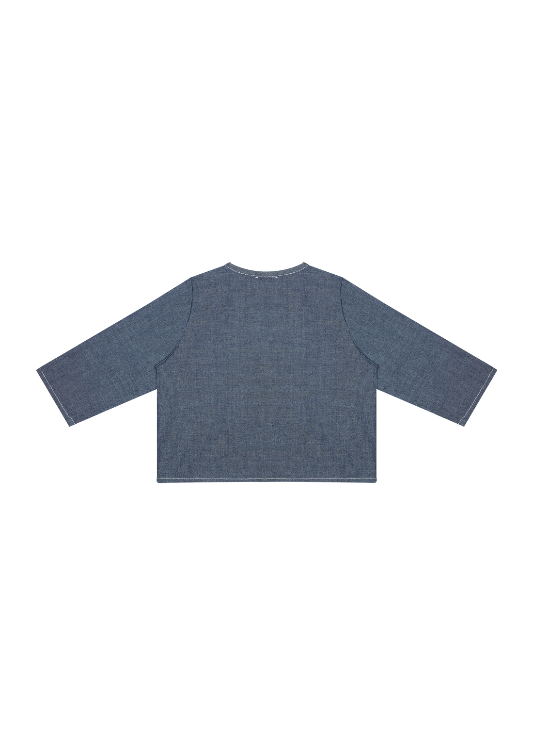 The New Society Chambre Baby Shirt - Blue Chambre