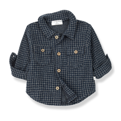 1 + In The Family Conrad Shirt - Navy