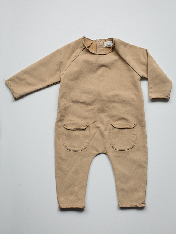 The Simple Folk The Cozy Playsuit - Camel