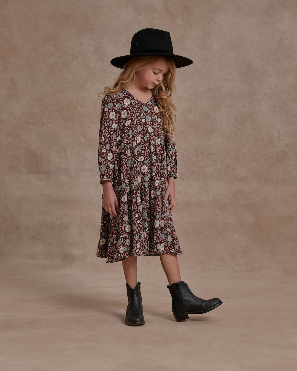 Rylee + Cru Gillian Dress - Holiday Bloom