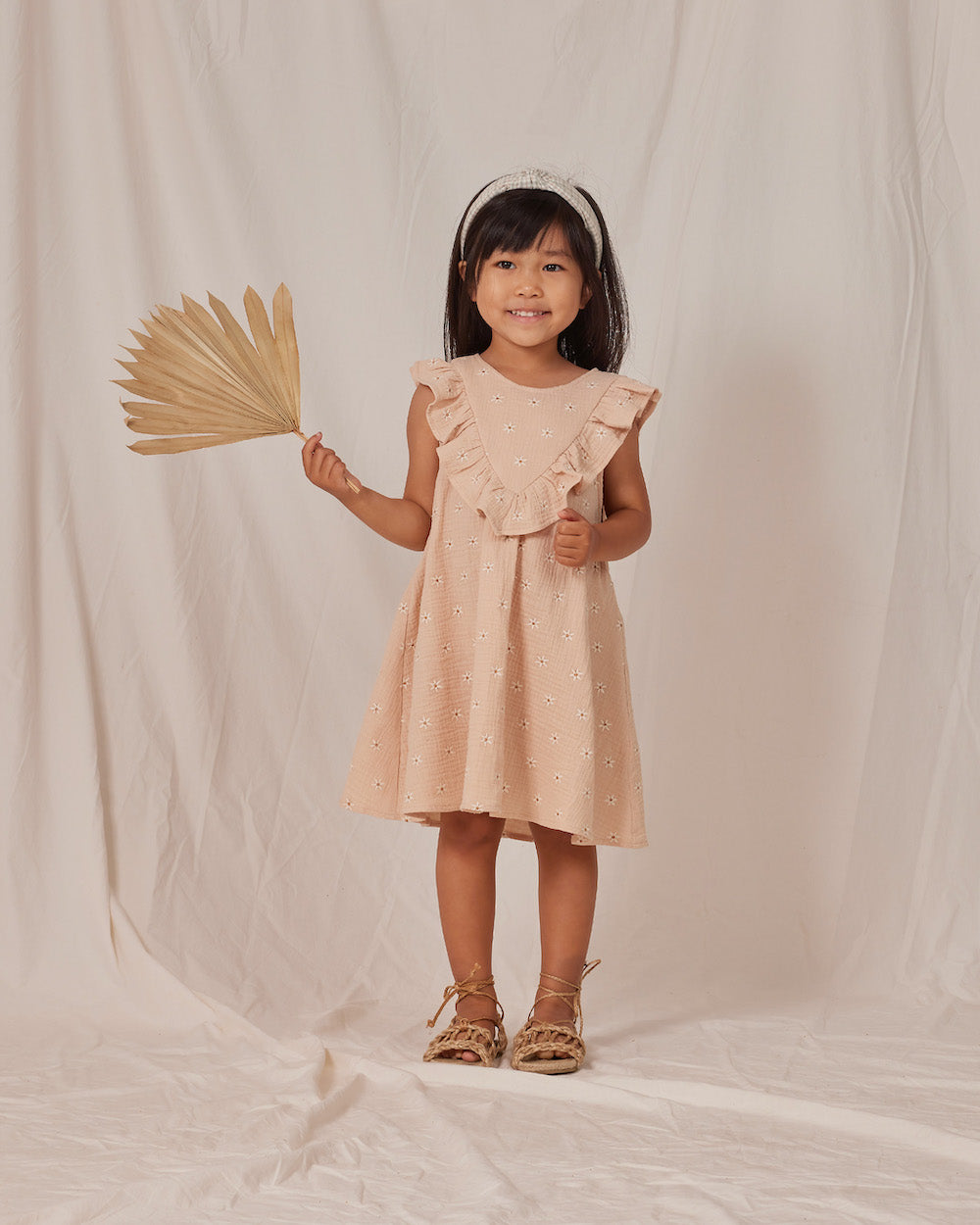 Rylee + Cru Maisie Dress - Daisy Embroidery