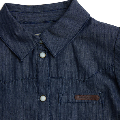 MarMar Copenhagen Longsleeve Theo Shirt - Denim Blue