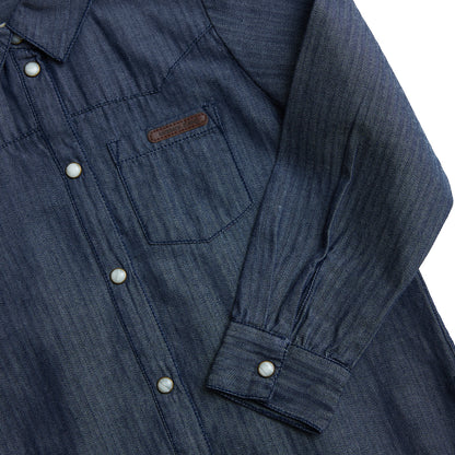 MarMar Copenhagen Longsleeve Theo Shirt - Denim Blue