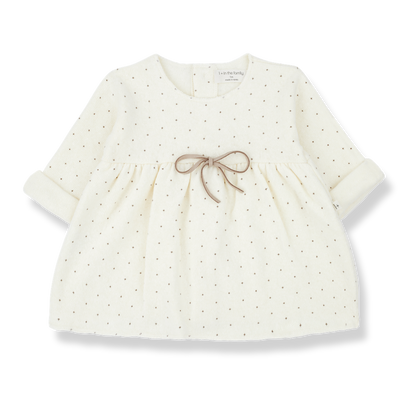 1 + In The Family Estela Dress - Ecru