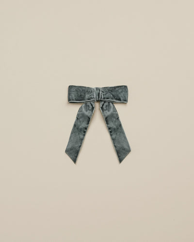 Noralee Velvet Bow - French Blue