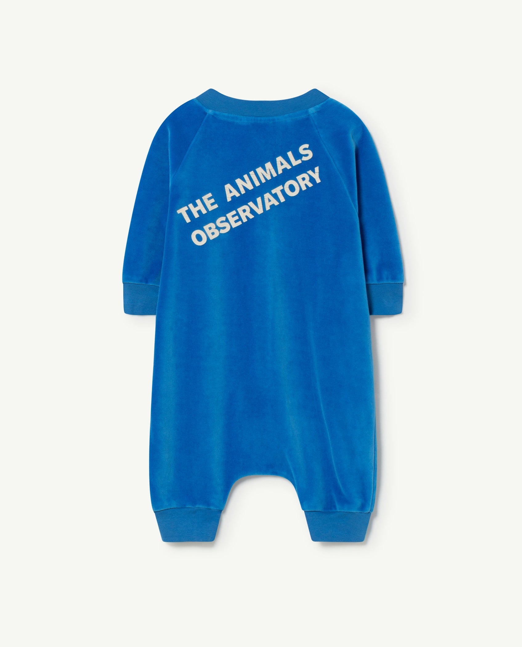 The Animals Observatory Lamb Baby Jumpsuit - Blue