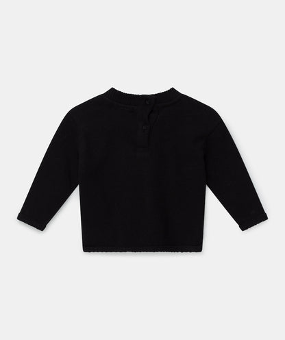 My Little Cozmo Fionn Baby Recycled Sweater - Black