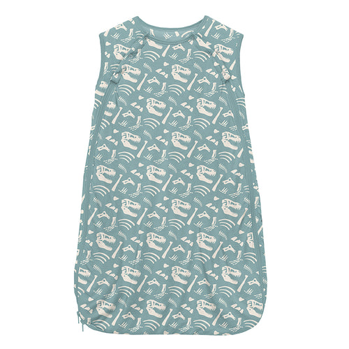 Kickee Pants Print Light Fill Fluffle Sleeping Bag - Jade Bones