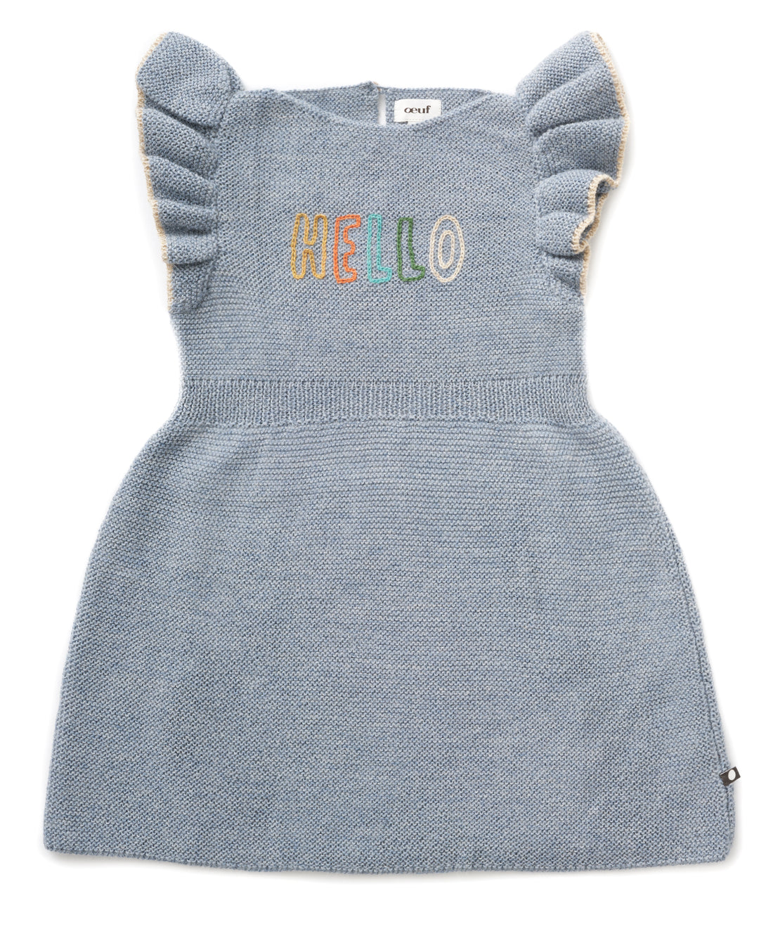 Oeuf Frou Frou Dress - Dusty Blue