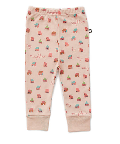 Oeuf Leggings - Warm Blush/House