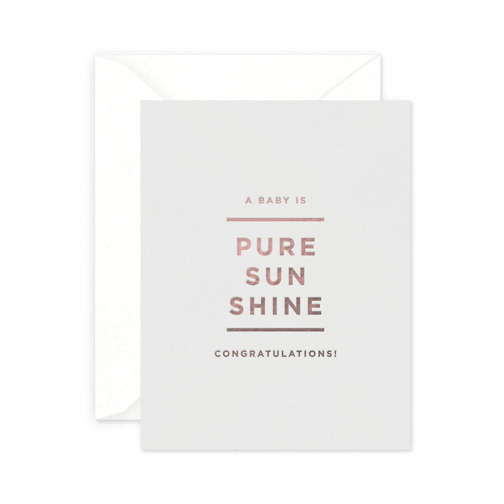 Smitten on Paper Greeting Card - Sunshine Baby