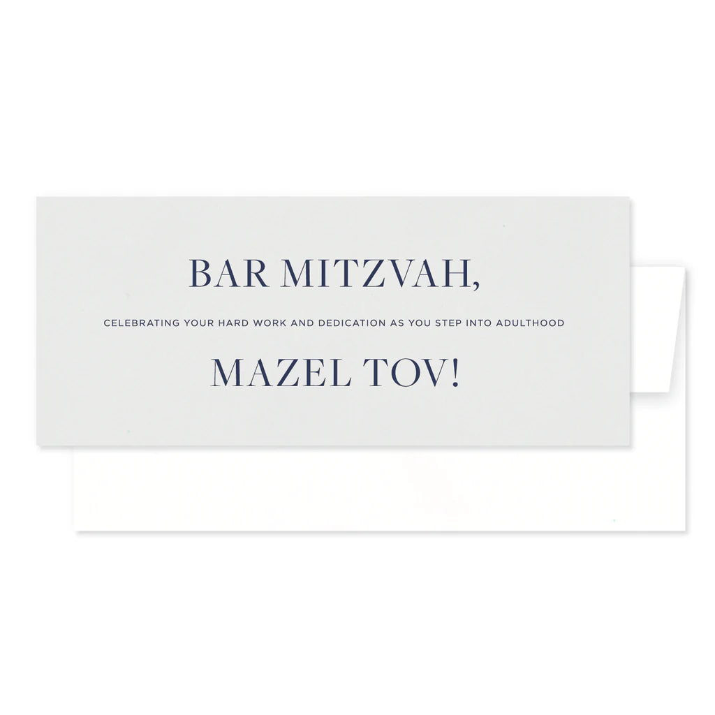 Smitten on Paper Greeting Card - Mazel Tov Bar Mitzvah